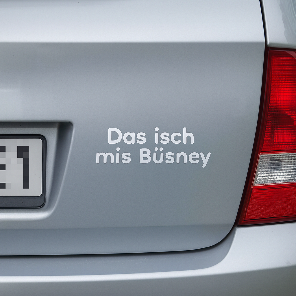 Das isch mis Büsney - Sticker