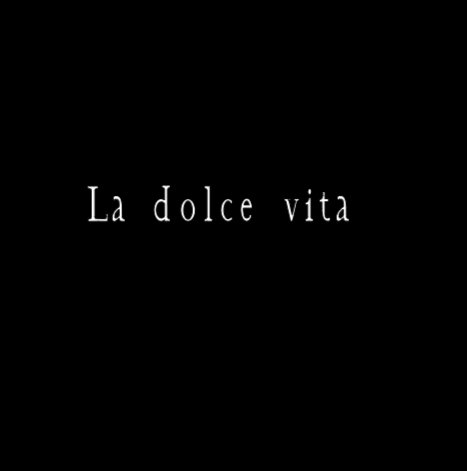 La dolce vita - Sticker