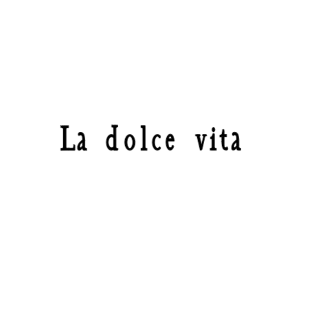 La dolce vita - Sticker