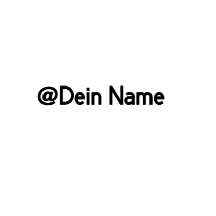 @dein Name - Sticker