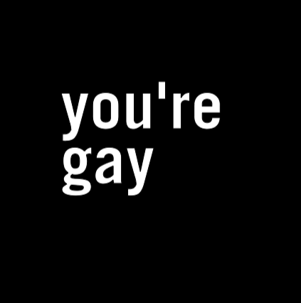 you're gay - Sticker