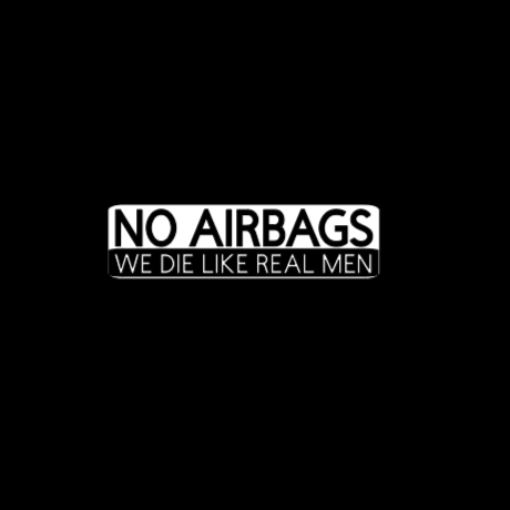 NO AIRBAGS - Sticker