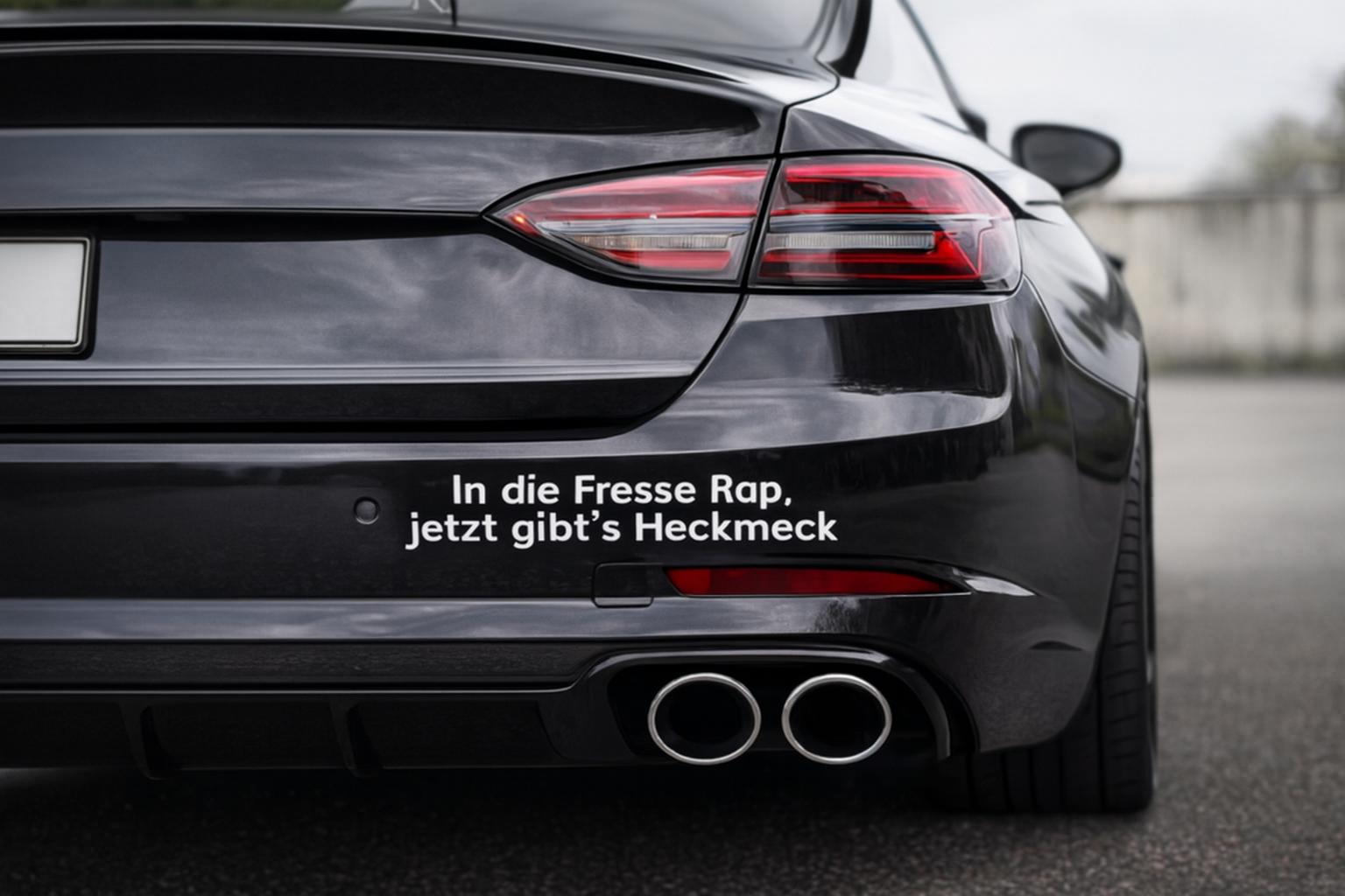 In die Fresse Rap, jetzt gibt's Heckmeck - Sticker